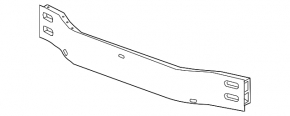 Front Bumper Reinforcement Chevrolet Malibu 16-