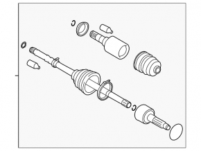 Subaru XV Crosstrek 13-14 Front Left Axle Drive