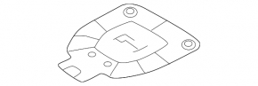 Hyundai Tucson 22-25 AWD front engine protection hatch, worn