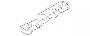 Door sill bracket left Volvo V90 17-22 usa front