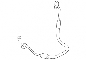 Air conditioning tube condenser-compressor Audi A6 C8 19- 2.0T