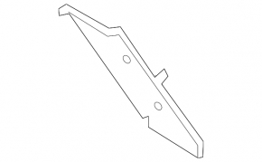 Left fender support bracket for Audi E-Tron 19-23