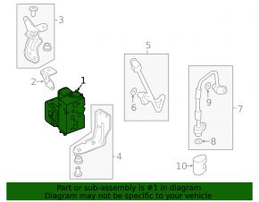 Air conditioning valve block for Audi E-Tron 20-23