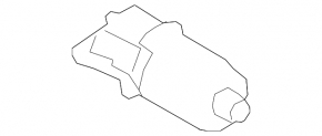 Motor for longitudinal adjustment of the passenger seat BMW 4 F36 15-20 Gran Coupe