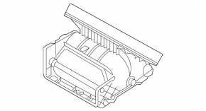 Heater assembly VW Passat b7 12-15 USA for climate control