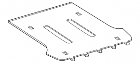 Lexus GX470 trunk floor gray 03-06