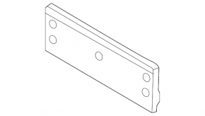Platform for the front bumper number VW Tiguan 22-24