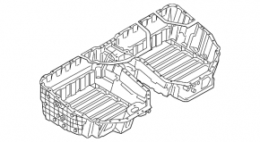 BMW 5 G30 18- 530e hybrid VVB housing lower part