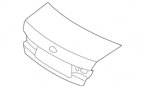 Hyundai Sonata 11-14 trunk lid