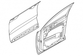 Front left door assembly for Kia Sportage 23-26