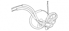 Front left door lock Nissan Altima 13-18