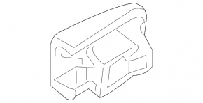 Front left door handle cap for Nissan Leaf 11-12