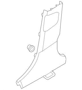 Center pillar trim lower right Hyundai Elantra UD 11-16