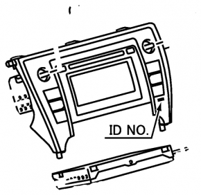 Tape recorder, Monitor, CD-changer, Radio Toyota Camry v50 12-14 usa big display, display defect, scratches