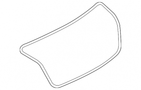 Audi A4 B8 08-16 sedan trunk lid seal