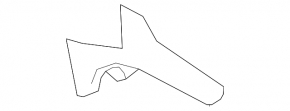 Overlay for interior mirror Audi A4 B8 08-16 gray