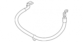 Kia EV6 positive terminal 22-24 with cover and wire