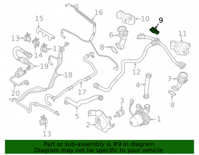 Fuel Pressure Sensor Porsche Cayenne 958 11-17 4.8 Turbo