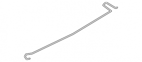 Right trunk lid hinge torsion bar for Mazda 3 19-25