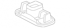 Jaguar XE 17-19 right side mirror illumination
