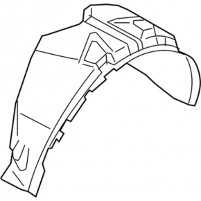 Lincoln MKC 15-19 rear right fender dented