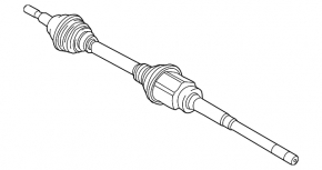 Drive half shaft front right Ford Edge 15-15 2.7T FWD