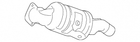 Catalyst right Lincoln MKX 16-18 2.7T