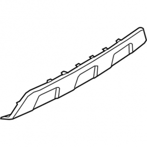 Rear bumper lip Ford Ecosport 18-22 structure, scratch
