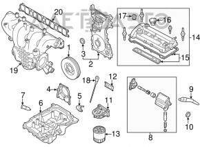 Intake manifold Mazda CX-7 06-09