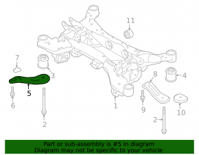 Land Rover Range Rover Velar 18-23 Front Left Rear Subframe Luggage