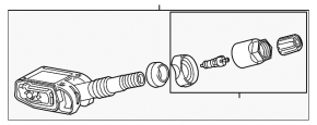 Wheel Pressure Sensor Chevrolet Camaro 16-