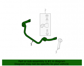 Front stabilizer Mercedes W211 E550 rwd