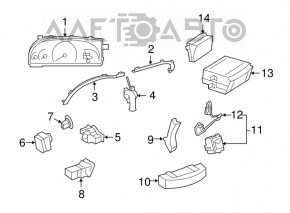 Instrument cluster Mercedes W221
