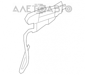 Mercedes W221 rear left door handle mechanism