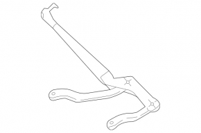 Wiper arm right Mercedes W221