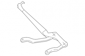 Right windshield wiper arm for Mercedes W221