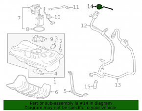 Chevrolet Volt 16-19 Fuel Filler Cap