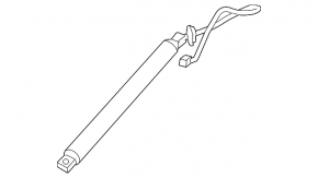 Left tailgate shock absorber Volvo XC40 19-22 electric