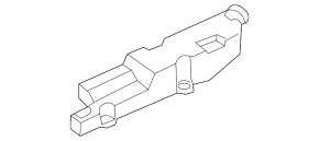 Rear left door sill bracket for VW Atlas 18-25