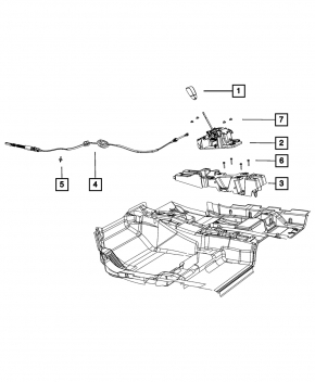 Dodge Journey 11 gear shifter - broken mount