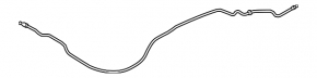 Hood release cable Toyota Prius 50 19-22