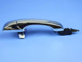 Door handle outer rear left Dodge Durango 11-22 chrome
