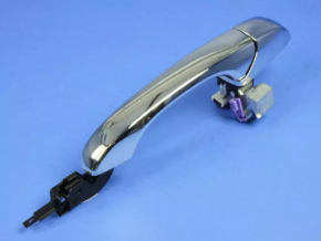 Door handle outer rear left Dodge Durango 11-22 chrome