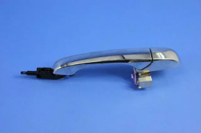 Door handle outer rear left Dodge Durango 11-22 chrome