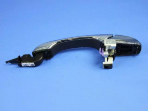 Door handle outer rear left Dodge Durango 11-22 chrome