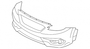 Subaru Legacy 2020-22 front bumper