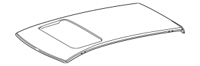 Roof metal Lexus RX350L RX450hL 18-22 long under the hatch
