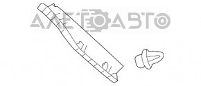 Left tailgate trim Toyota Highlander 14-19