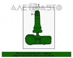 Chrysler 200 15-16 Wheel Pressure Sensor