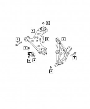 Front left axle Jeep Renegade 15-15 FWD